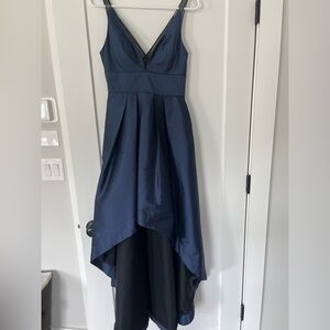 Aidan Mattox High/Low Taffeta Gown